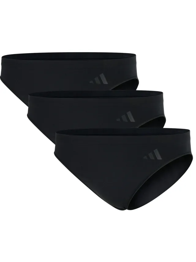 Adidas Sport Active Seamless Low Rise Bikini 3P Slip zwart, foto 2