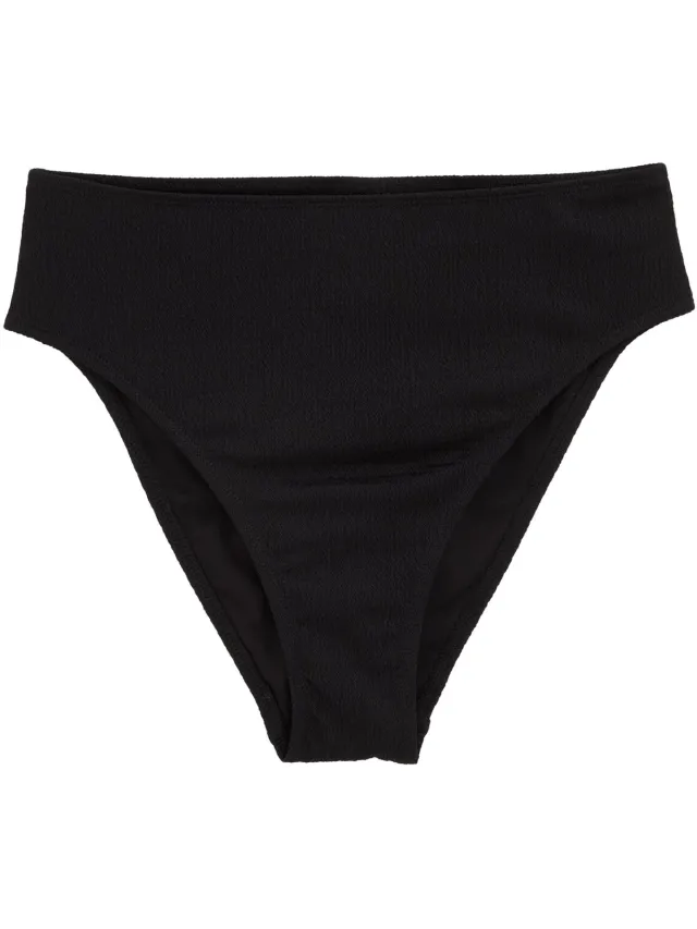 WE Fashion Dames bikinibroekje met structuur Black