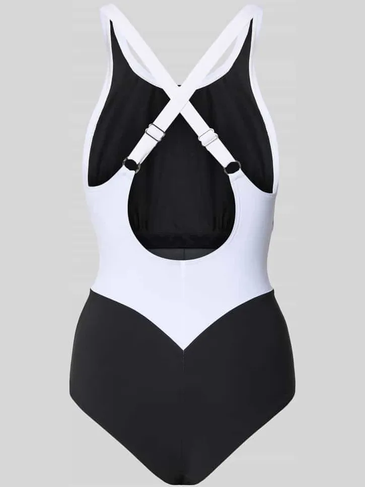 Arena Badpak met shapingeffect model 'Silvia' zwart, foto 2