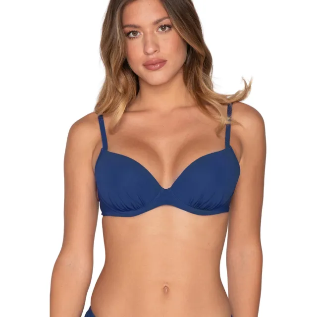 Luna Splendida SENSE balconnet bikinitop blauw
