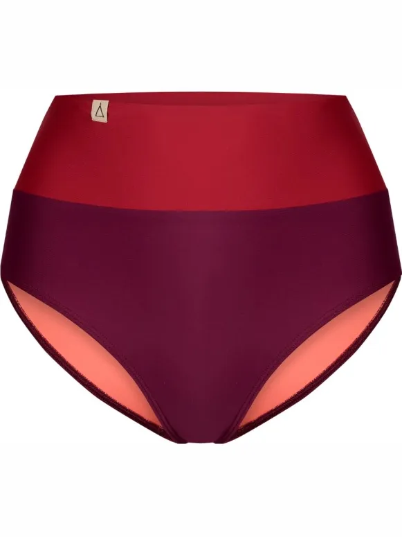 Inaska Women's Bottom Feel - Bikinibroekje, rood/purper