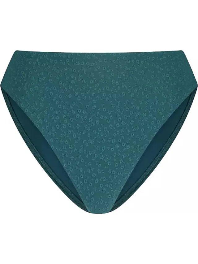 Cyell Damen Bikinibroekje Flora Teal groen