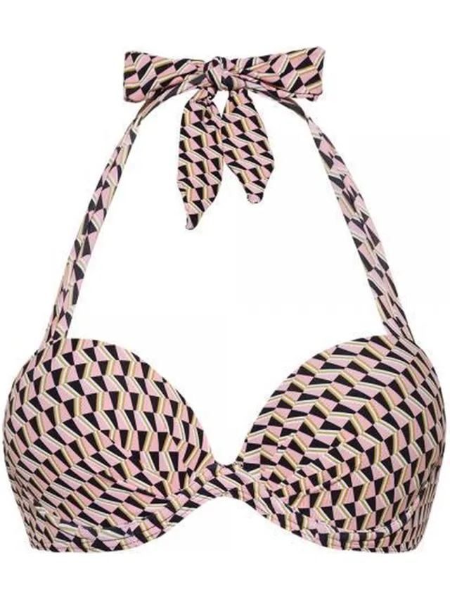 Cyell bikinitop - Paradiso Wired Roze, Zwart, Goud