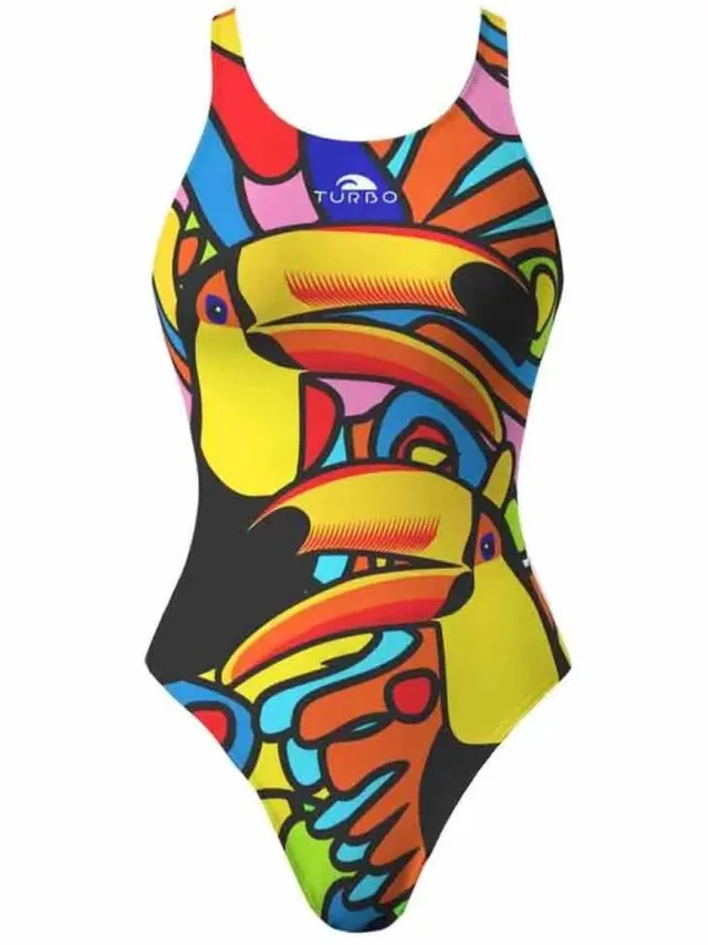 Turbo Tucan Pro Resist Zwemkleding Veelkleurig 4XL Vrouw Multicoloured