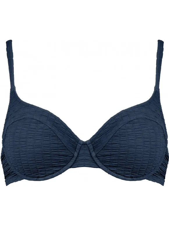 WATERCULT Women's Bikini Top Solid Crush 3 - Bikinitop - Cup C, blauw