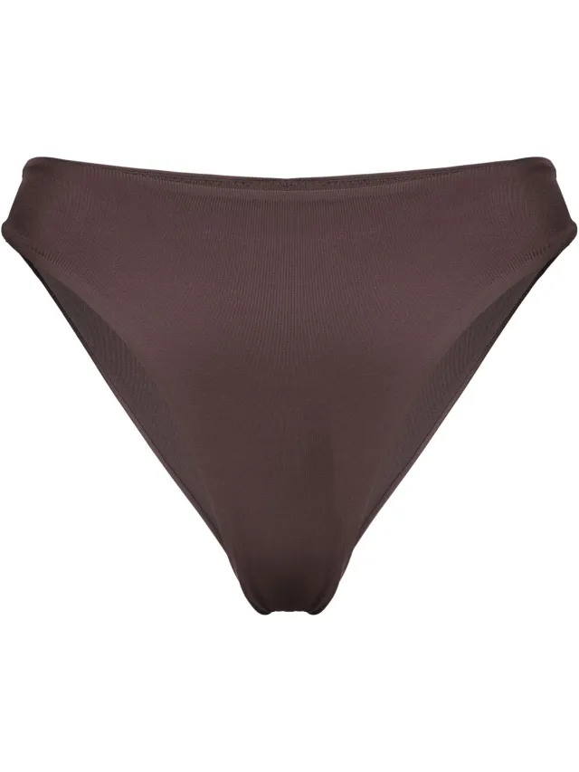 ESOTIQ Monaco - Bikinibroekje - Donkerbruin - Middelhoge taille