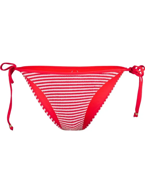 Seafolly Clubhouse Tie Side Rio Pant - Bikinibroekje, roze/rood