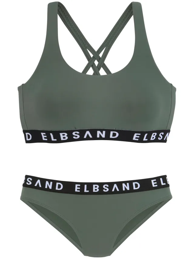 bustierbikini olijfgroen, foto 2
