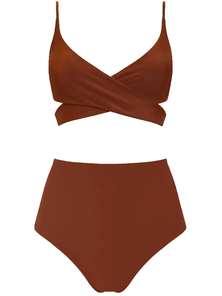 Anekdot dames vegan Bikiniset Lin Core High Roest, foto 2