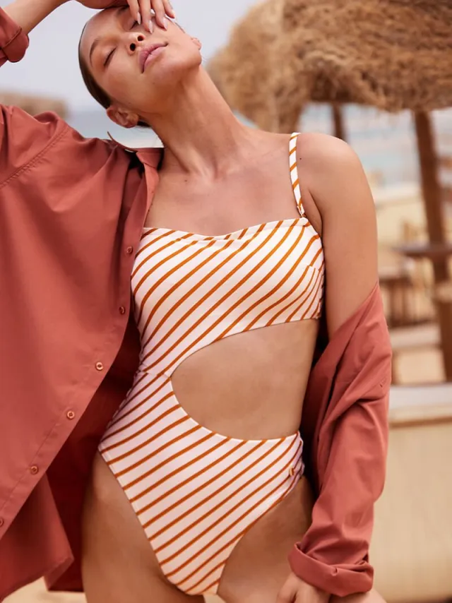 Beachlife Badpak - Spice Stripe