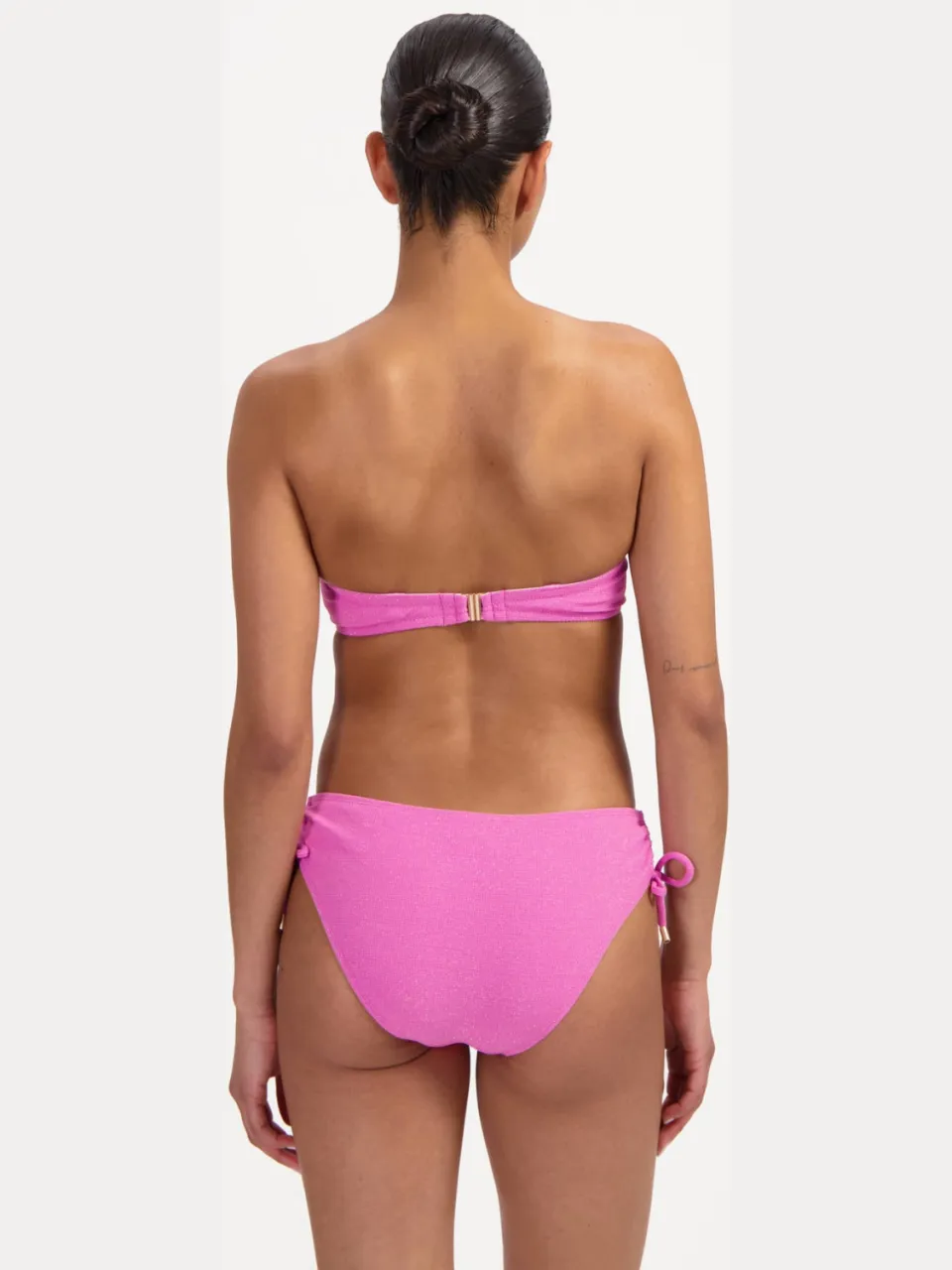 Beachlife bandeau bikinitop roze, foto 6
