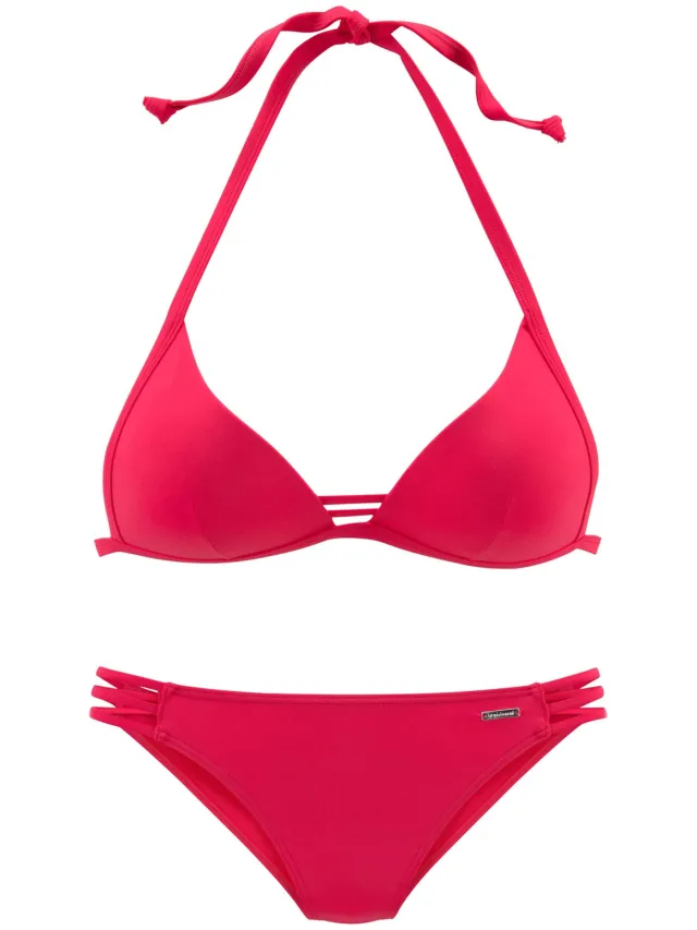 triangelbikini rood, foto 2