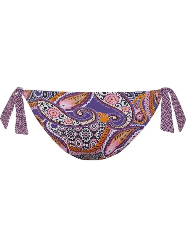 Cyell PRETTY PAISLEY Bikinibroekje Laag met StrikDames Paars