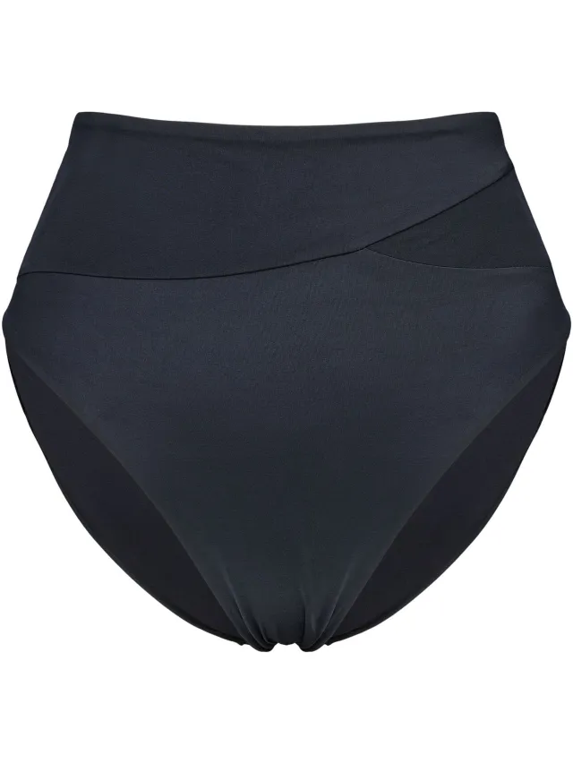 ESOTIQ Sanary Serie - Bikinibroekje - Zwart - Hoge taille - Corrigerend buikpaneel