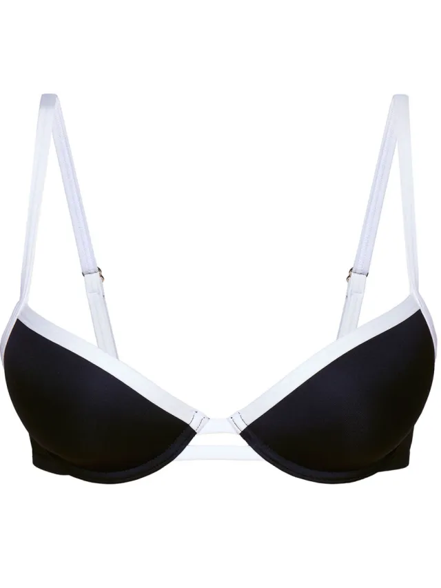 Joop! Bikini-top met verstelbare bandjes model 'Blanca Beach' Zwart