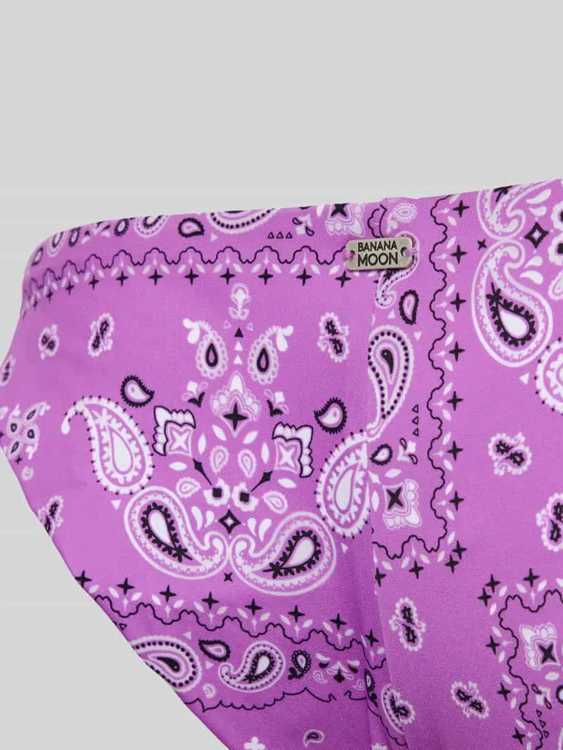 banana moon Bikinibroekje met vetersluiting opzij, model 'LINA' paars, foto 3