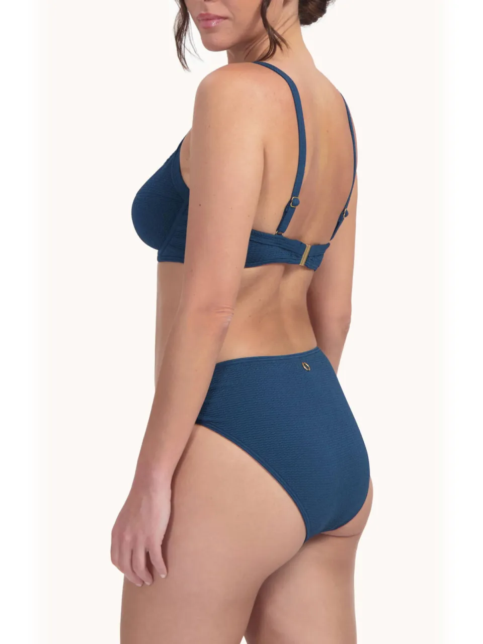 Cyell Design bikinibroekje Midnight Waves met kettinkje donkerblauw, foto 3