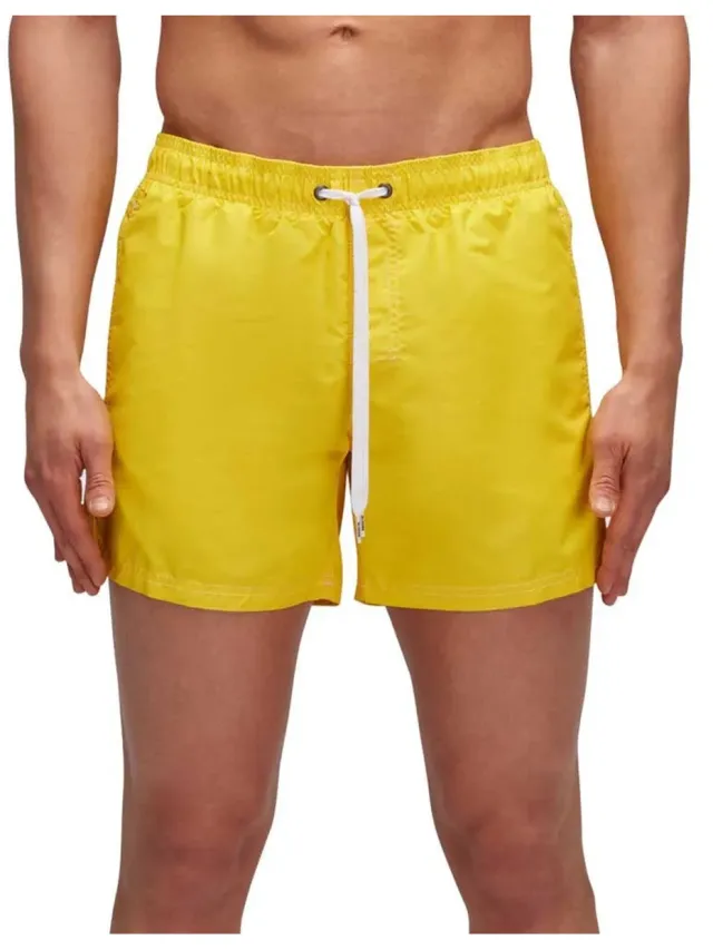 Sundek Iconic Taffeta Zwembroek Geel M Man