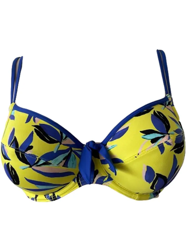 PrimaDonna Swim Vahine Bikini Top 4007310 Tropical Sun - maat EU 75D / FR Geel
