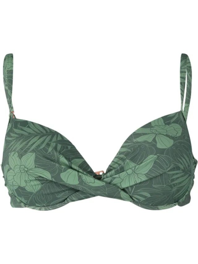 Brunotti Stefana-Leaf Women Bikini Top | Juniper