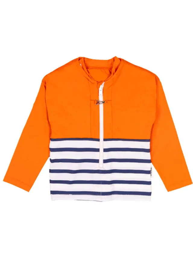 Floatee Anti-Verdrinking T-shirt Lange Mouwen - 3 Jaar - Oranje