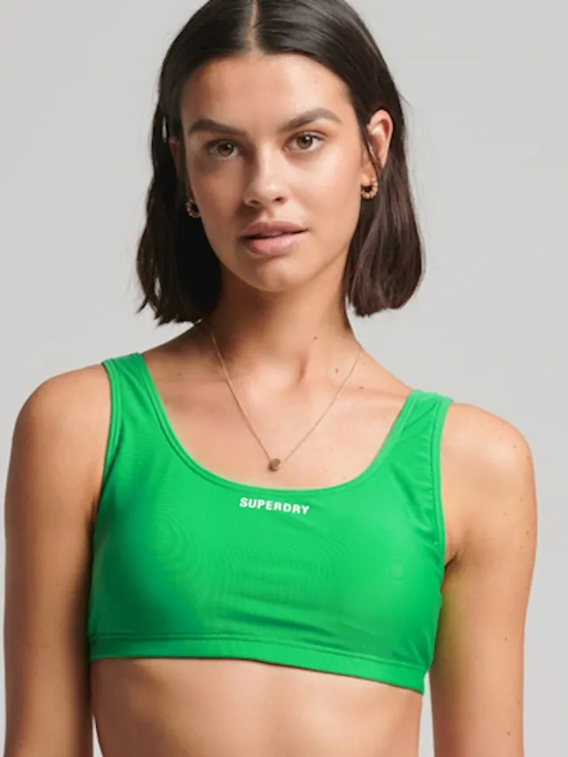 Superdry Code Essential Bikinitop Groen XS Vrouw 92E - Bright Green