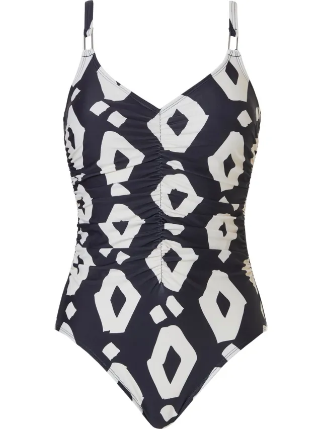 Pastunette Dames badpak Pastunette Power Print - Zwart - maat - 38