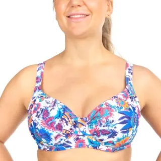 Damella Sophia Floral Underwire Bikini Bra Wit,Versch.kleure/Patroon