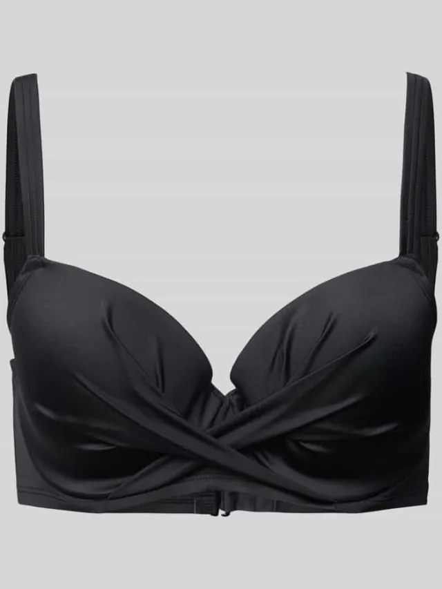 Dorina Bikinitop met voorgevormde cups, model 'AZORES' Zwart