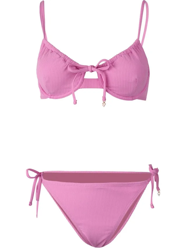 Brunotti Tutaire-Rib Women Underwire Bikini Set | Violet - 36 Roze