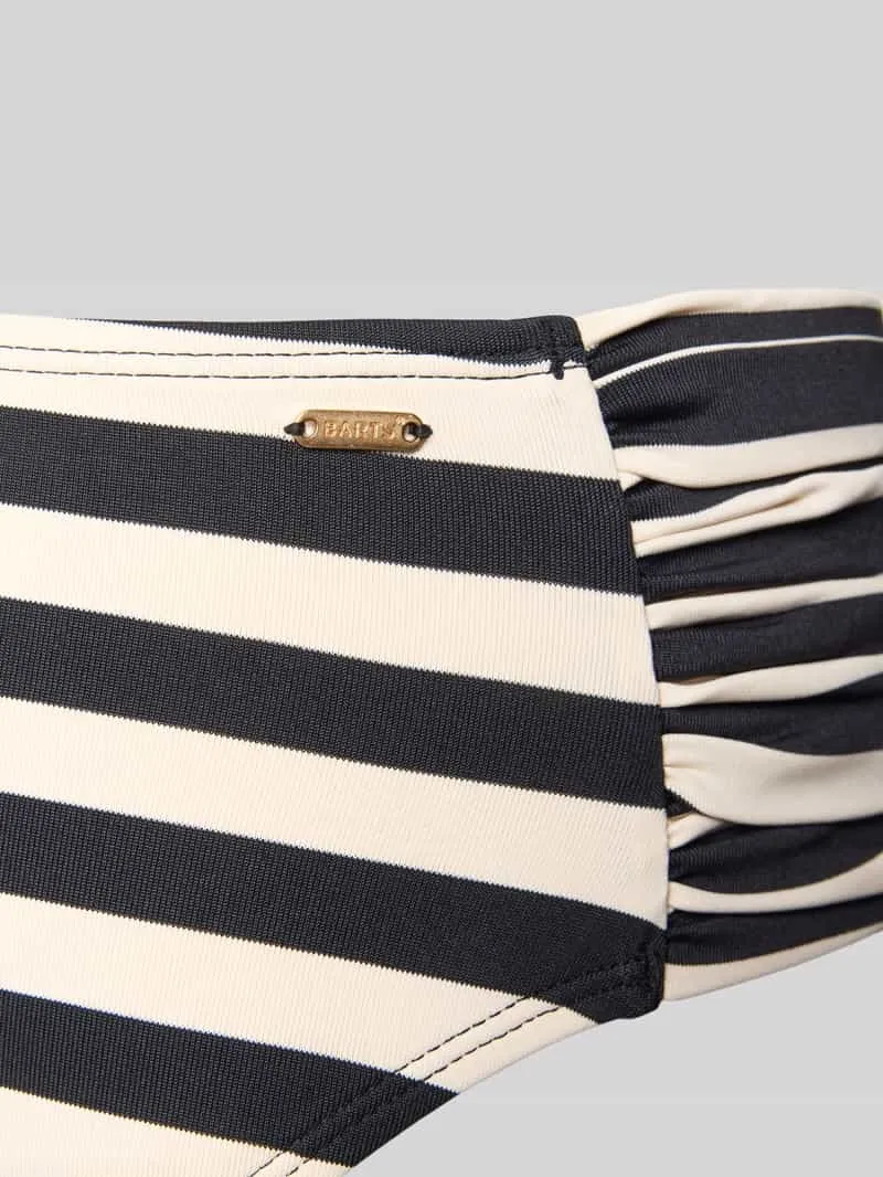 Barts Mid waist bikinibroekje met labeldetail model 'Yadbor' zwart, foto 4