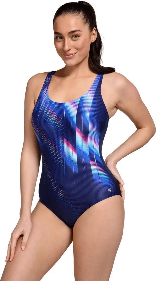 Ten Cate badpak soft cup digital gradient voor Dames