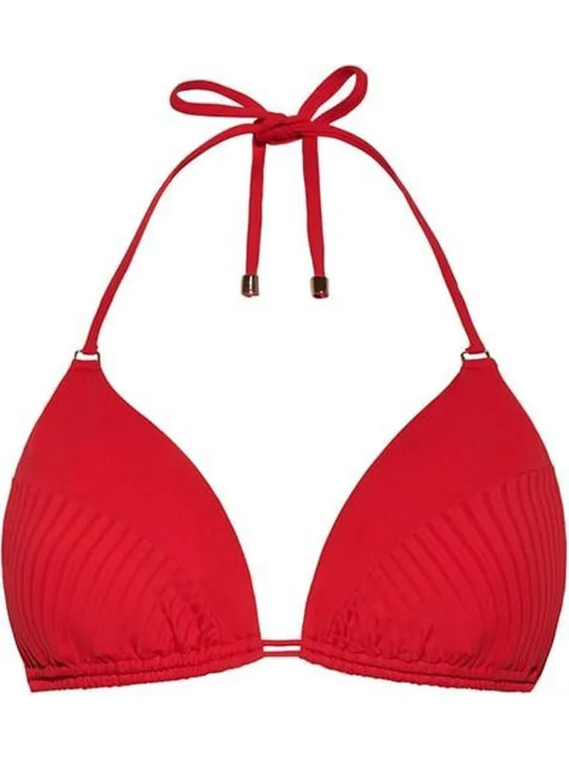 Cyell Maat 38B Dames Triangel Bikinitop Voorgevormd Rood