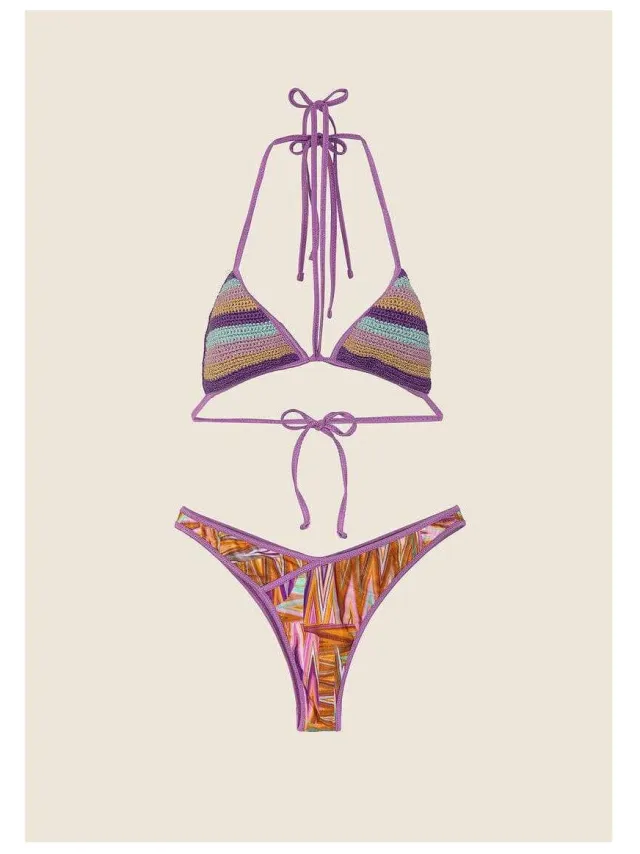 F * * K bikini paars Multicolour