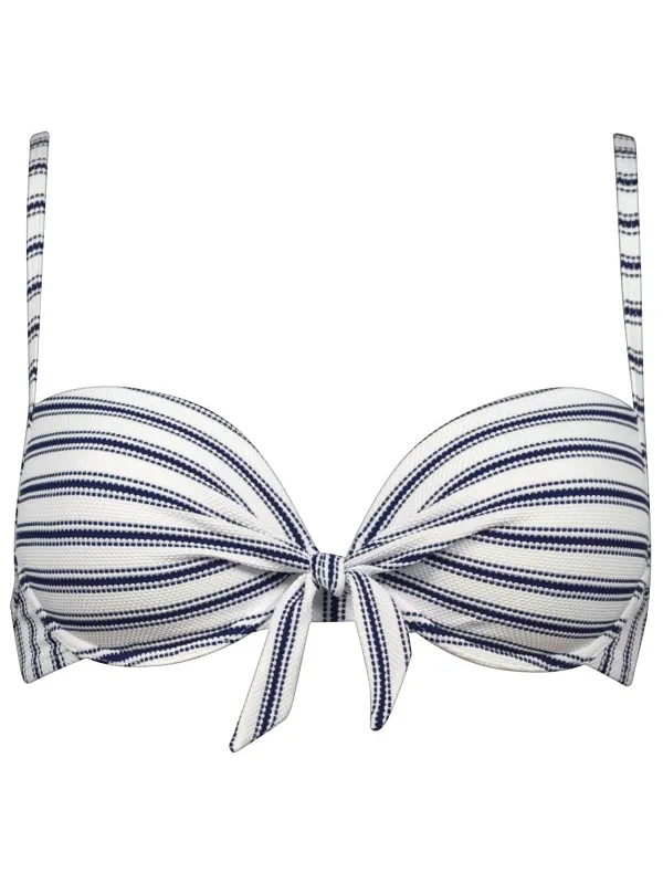 WATERCULT Women's Seaside Splash Wired Bikini Top - Bikinitop - Cup: B, grijs