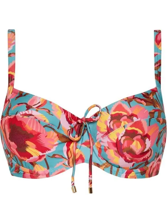 Cyell Maat 38E IN BLOOM Bikinitop Niet voorgevormd met Beugel Dames Multi