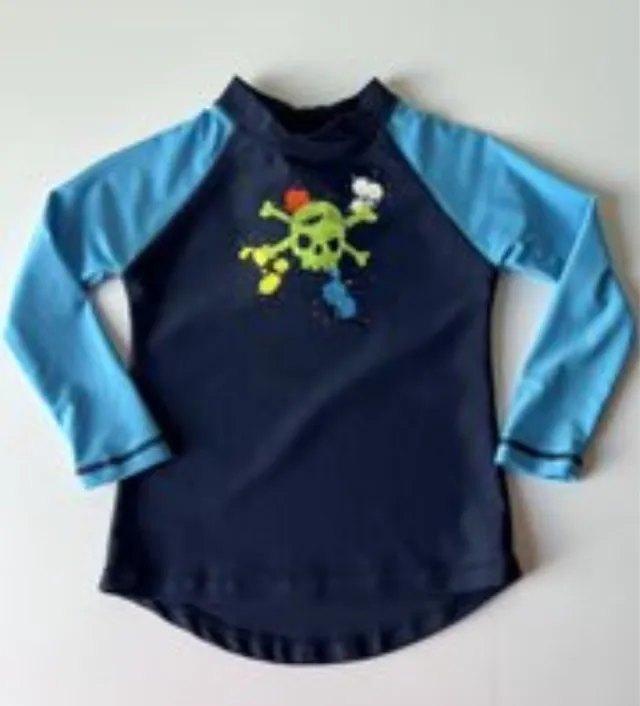 Zoggs zwemtshirt - blauw - lange mouwen - 4-5 jaar