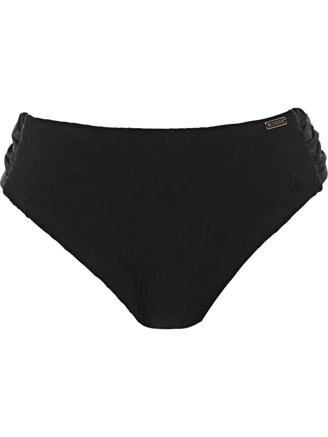 Fantasie Ottawa Mid Rise Brief - Gathered Sides Dames Bikinibroekje zwart
