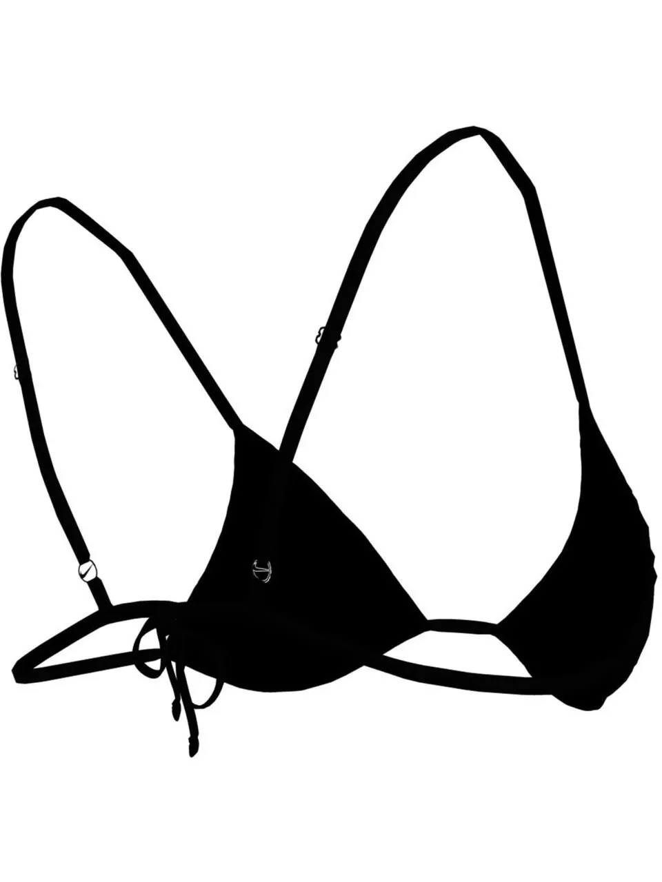 Nike Dames/Dames Logo Bikinitop (Zwart)