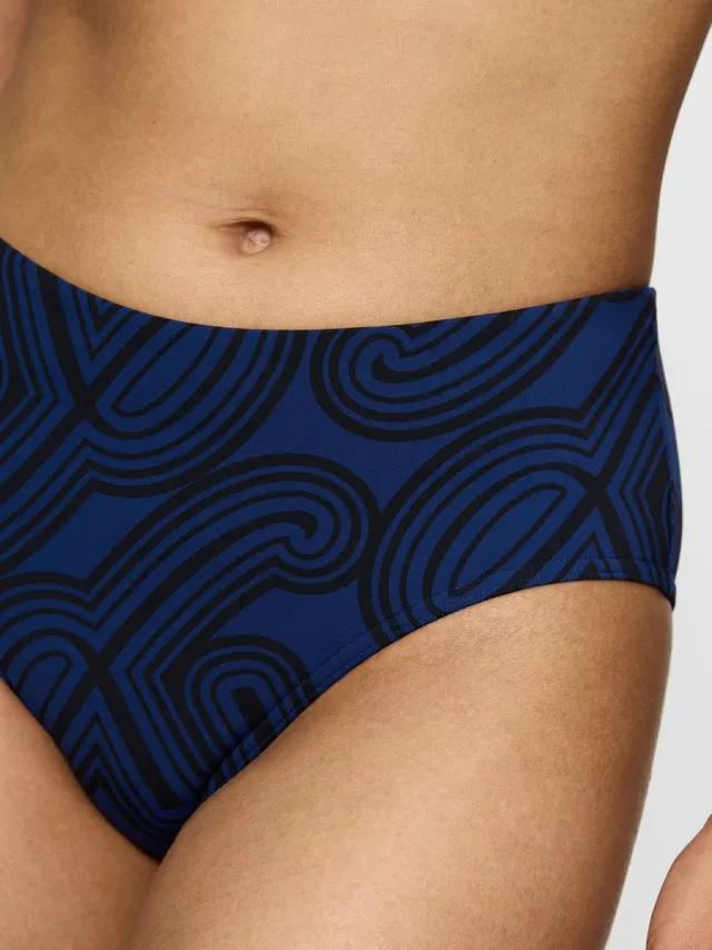 Triumph Bikini-Hose Flex Smart Summer Maxi BLUE - DARK COMBINATION