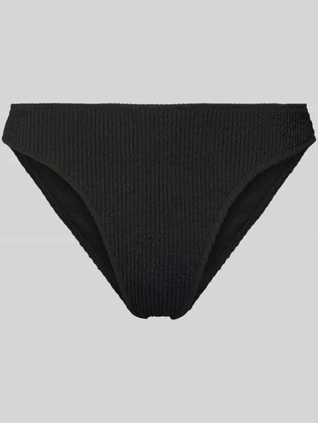 NEO NOIR Bikinibroekje met structuurpatroon model 'SKIN SAND' Zwart
