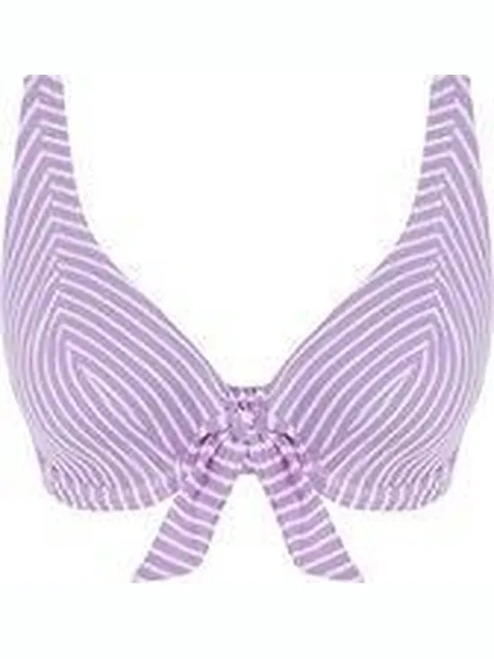 Freya Beach hut high apex bikini top - CASSIS - Vrouwen Paars