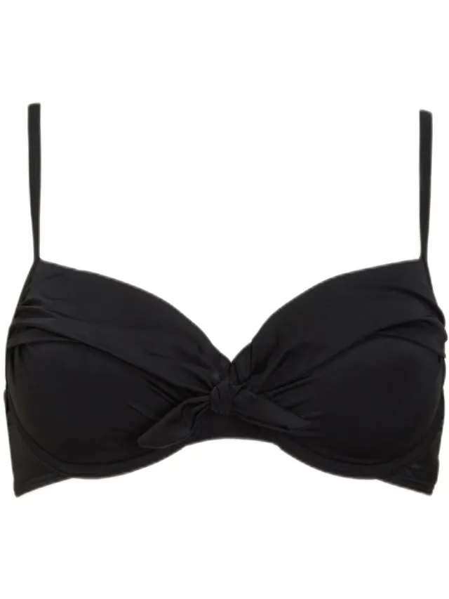BEACHWAVE voorgevormde beugel bikinitop zwart, foto 2