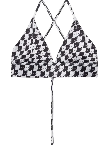 Dedicated Women's Bikini Top Alva - Bikinitop, grijs