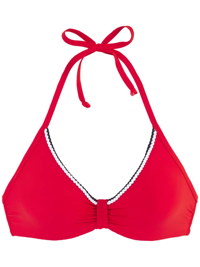beugelbikinitop rood, foto 2