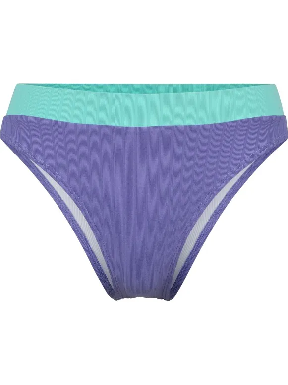 Quiksilver Women's Hi Cut Bottom - Bikinibroekje, purper