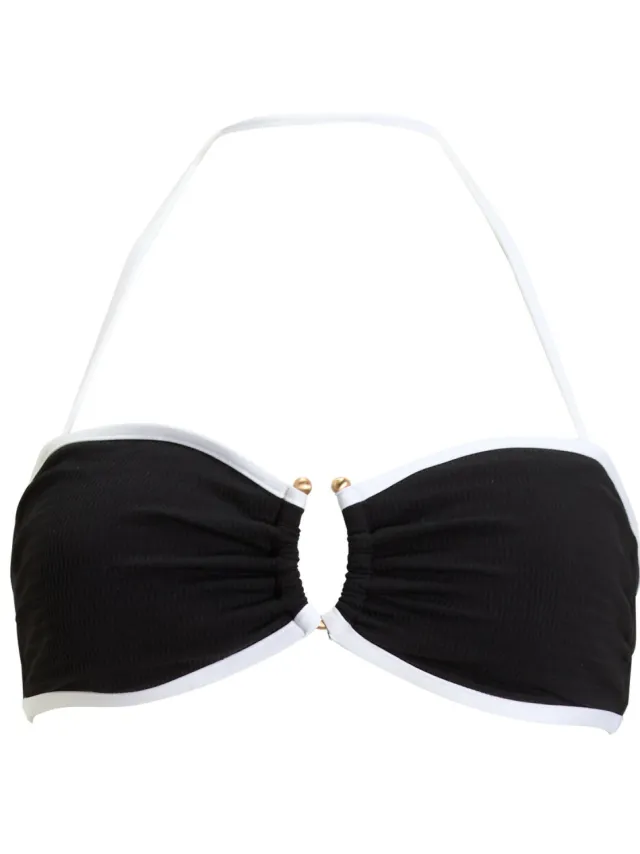 Seafolly Beach Bound voorgevormde bikinitop zwart, foto 2