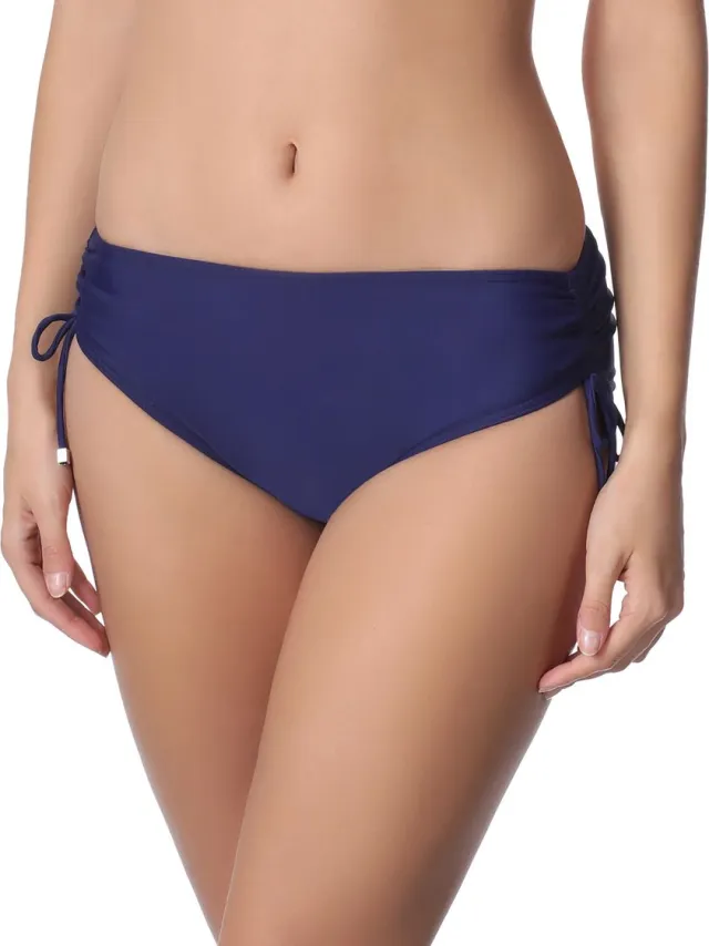 Merry Style Bellivalini MS-VO-M30 Dames Zwembroek - Zwemshorts - Bikinibroekje - Elastische tailleband - Polyamide & Elastaan - Dunkelblauw (6007) - 42