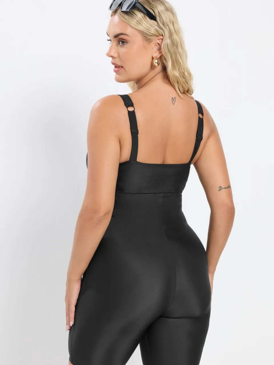 Yours Zwart Badpak Met Buikcorrectie, foto 4