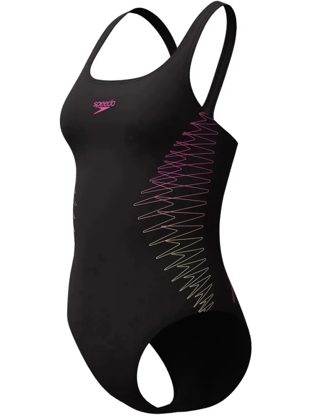 Speedo Placement BadpakKinderen Zwart